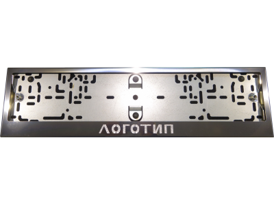 Рамка номерного знака Nissan Tiida (комплект) ТСС для Любые