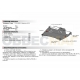 Защита картера и КПП Автоброня для 3,5 сталь 2 мм для Nissan Murano 2008-2016